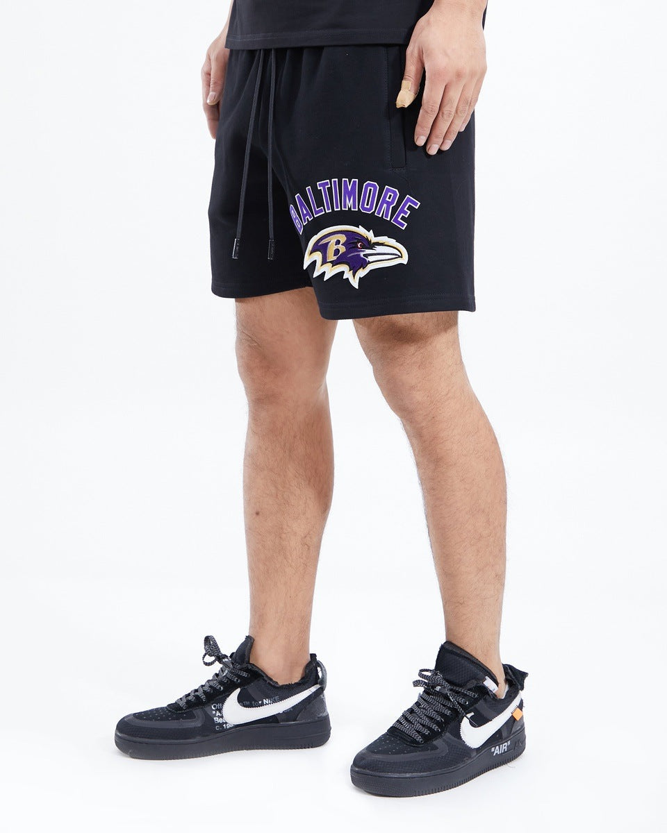 NFL BALTIMORE RAVENS CLASSIC MEN'S SHORT (BLACK)