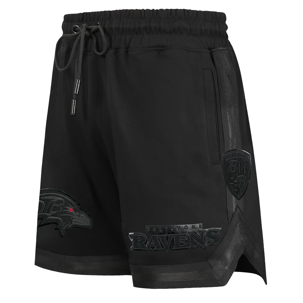 NFL BALTIMORE RAVENS TRIPLE BLACK SHORT PRO TEAM À LOGO (TRIPLE NOIR)
