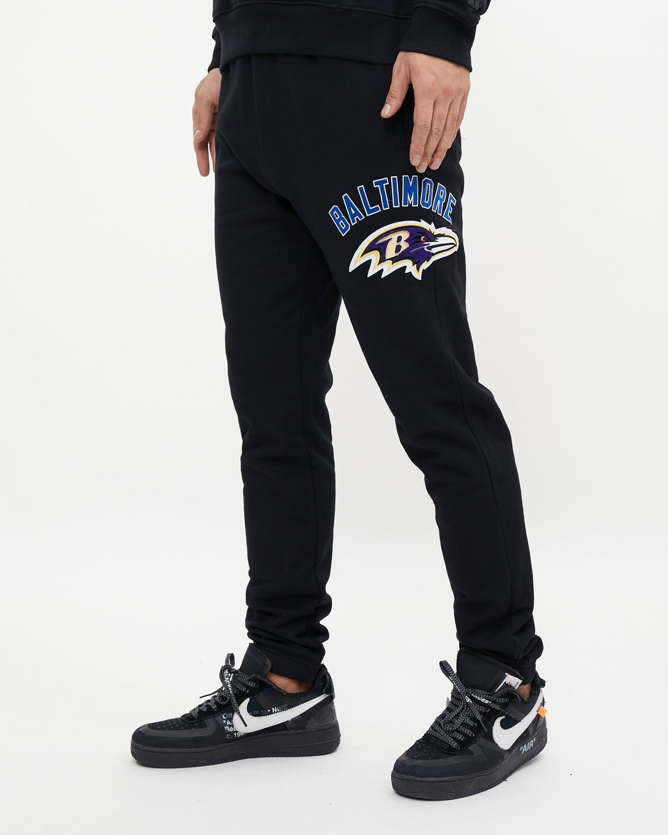 NFL BALTIMORE RAVENS CLASSIC MEN'S SWEATPANT (BLACK)