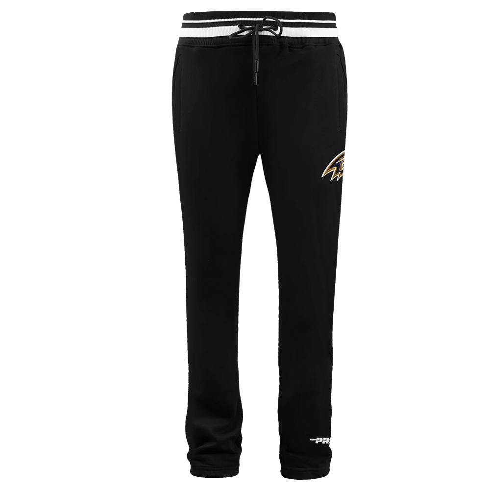 NFL BALTIMORE RAVENS MASHUP MEN'S MASHUP MEN'S RIB SWEATPANT (BLACK)