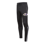 NFL BALTIMORE RAVENS CLASSIC TRACK PANTALON D'ENTRAÎNEMENT POUR HOMME (NOIR)