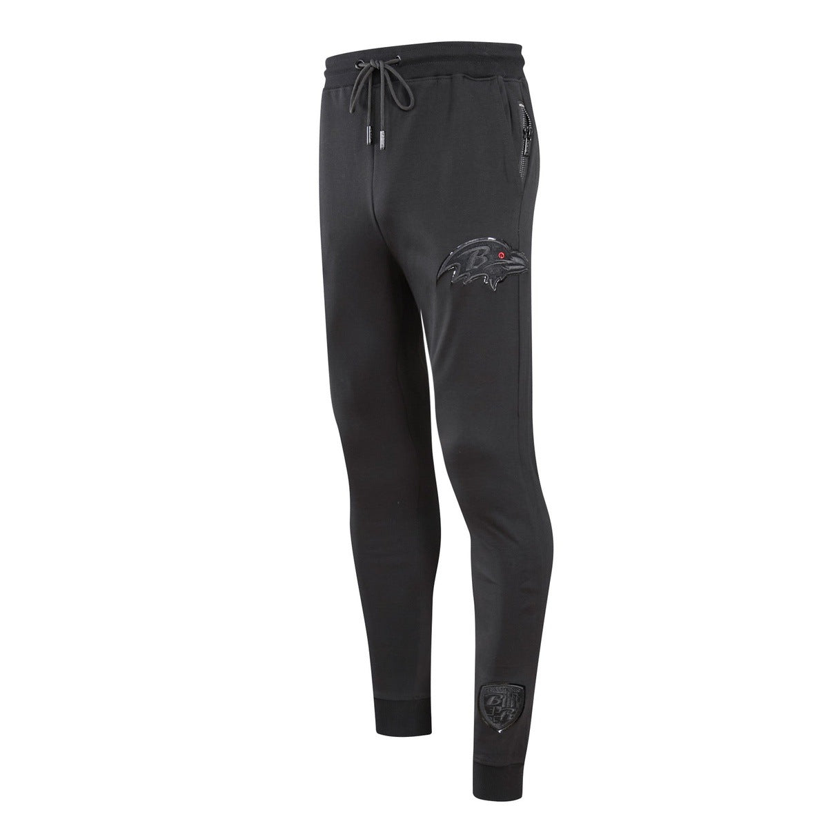 NFL BALTIMORE RAVENS TRIPLE BLACK PANTALON JOGGER À LOGO POUR HOMME (TRIPLE NOIR)