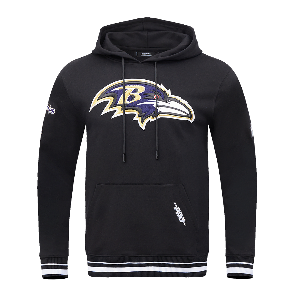 NFL BALTIMORE RAVENS CHANDAIL À CAPUCHON CÔTELÉ MASHUP POUR HOMME POUR HOMME (NOIR)