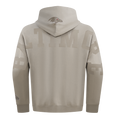 NFL BALTIMORE RAVENS WINGSPAN MEN'S DROP SHOULDER FLC PO HOODIE (TAUPE)