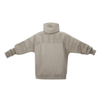NFL BALTIMORE RAVENS WINGSPAN MEN'S DROP SHOULDER FLC PO HOODIE (TAUPE)