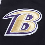 NFL BALTIMORE RAVENS CITY ARCH HAUT EN MOLLETON À GLISSIÈRE AU QUART POUR HOMME (NOIR)