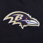 NFL BALTIMORE RAVENS CITY ARCH HAUT EN MOLLETON À GLISSIÈRE AU QUART POUR HOMME (NOIR)