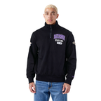 NFL BALTIMORE RAVENS CITY ARCH HAUT EN MOLLETON À GLISSIÈRE AU QUART POUR HOMME (NOIR)