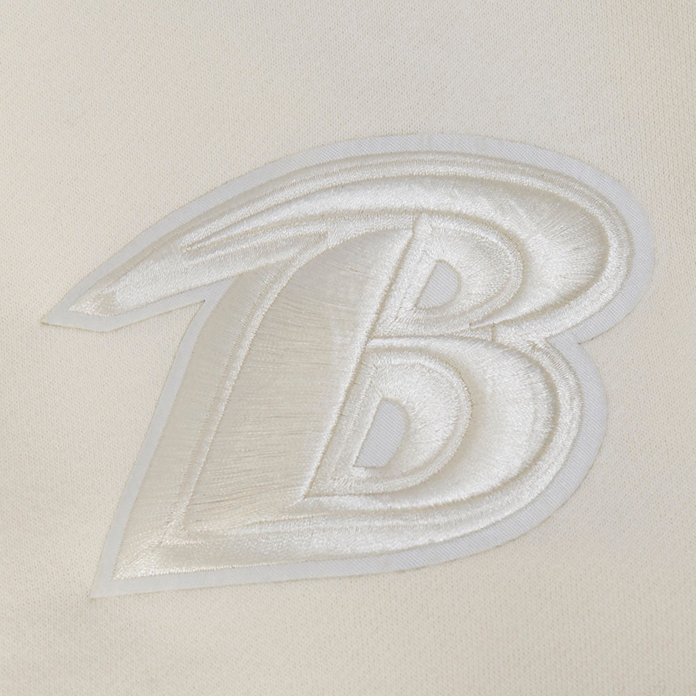 NFL BALTIMORE RAVENS LAMAR JACKSON #8 NEUTRAL PNN CHANDAIL À CAPUCHON POUR HOMME (COQUILLE D'ŒUF)