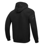 NFL BALTIMORE RAVENS TRIPLE BLACK MEN'S PULLOVER HOODIE (BLACK)