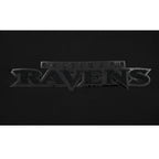 NFL BALTIMORE RAVENS TRIPLE BLACK MEN'S PULLOVER HOODIE (BLACK)