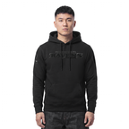 NFL BALTIMORE RAVENS TRIPLE BLACK MEN'S PULLOVER HOODIE (BLACK)