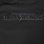 NFL BALTIMORE RAVENS TRIPLE BLACK CHANDAIL À CAPUCHON À LOGO (TRIPLE NOIR)