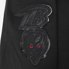 NFL BALTIMORE RAVENS TRIPLE BLACK CHANDAIL À CAPUCHON À LOGO (TRIPLE NOIR)