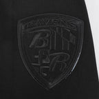 NFL BALTIMORE RAVENS TRIPLE BLACK CHANDAIL À CAPUCHON À LOGO (TRIPLE NOIR)