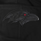 NFL BALTIMORE RAVENS TRIPLE BLACK CHANDAIL À CAPUCHON À LOGO (TRIPLE NOIR)