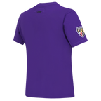 NFL BALTIMORE RAVENS CLASSIC T-SHIRT EN JERSEY SIMPLE À COUPE AJUSTÉE POUR FEMME (VIOLET)