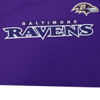 NFL BALTIMORE RAVENS CLASSIC T-SHIRT EN JERSEY SIMPLE À COUPE AJUSTÉE POUR FEMME (VIOLET)
