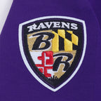 NFL BALTIMORE RAVENS CLASSIC T-SHIRT EN JERSEY SIMPLE À COUPE AJUSTÉE POUR FEMME (VIOLET)