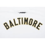 NFL BALTIMORE RAVENS CLASSIC CHENILLE WOMEN'S SHIRT (WHITE)