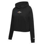 NFL BALTIMORE RAVENS WINGSPAN CHANDAIL À CAPUCHON COURT EN MOLLETON POUR FEMME (NOIR)