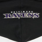 NFL BALTIMORE RAVENS WINGSPAN CHANDAIL À CAPUCHON COURT EN MOLLETON POUR FEMME (NOIR)