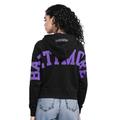 NFL BALTIMORE RAVENS WINGSPAN CHANDAIL À CAPUCHON COURT EN MOLLETON POUR FEMME (NOIR)
