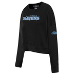 NFL BALTIMORE RAVENS VARSITY BLUES CHANDAIL À COL ROND POUR FEMME (NOIR)