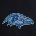 NFL BALTIMORE RAVENS VARSITY BLUES CHANDAIL À COL ROND POUR FEMME (NOIR)