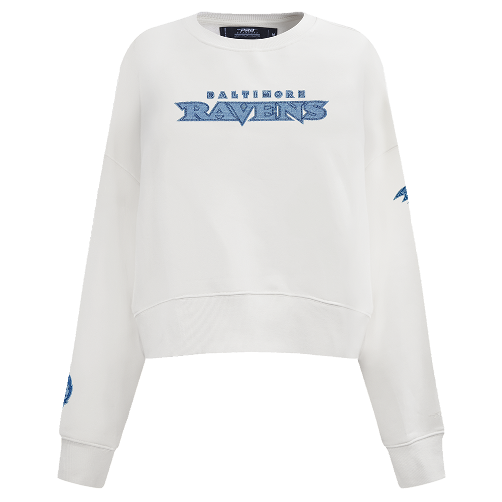 NFL BALTIMORE RAVENS VARSITY BLUES CHANDAIL À COL ROND POUR FEMME (LIN)