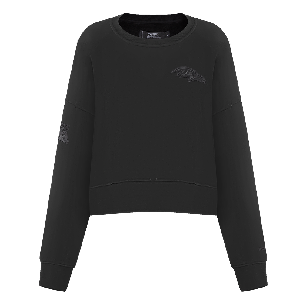 NFL BALTIMORE RAVENS NEUTRAL CHANDAIL À COL ROND POUR FEMME (NOIR)