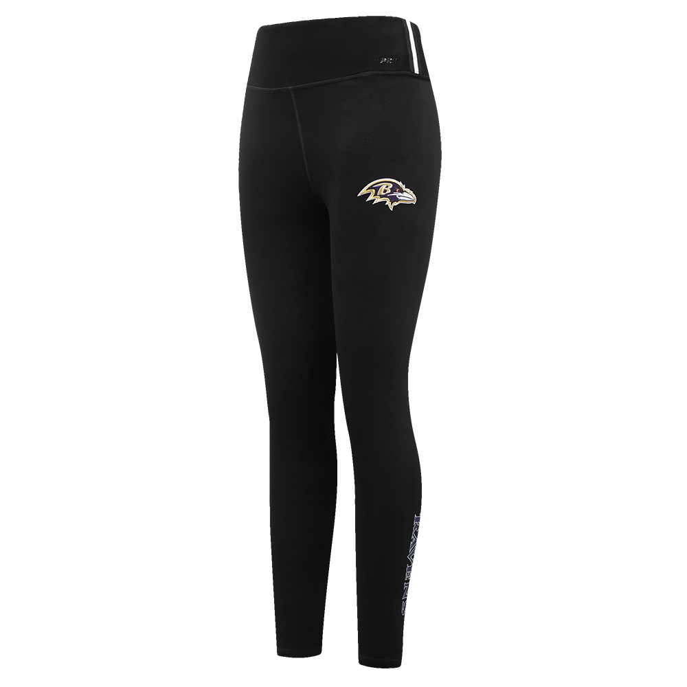 NFL BALTIMORE RAVENS CLASSIC WOMEN'S JERSEY LEGGING (BLACK)