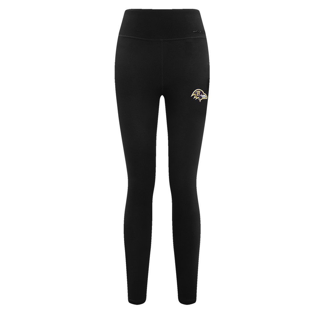 NFL BALTIMORE RAVENS RETRO CLASSIC WOMEN'S JERSEY LEGGING (BLACK)