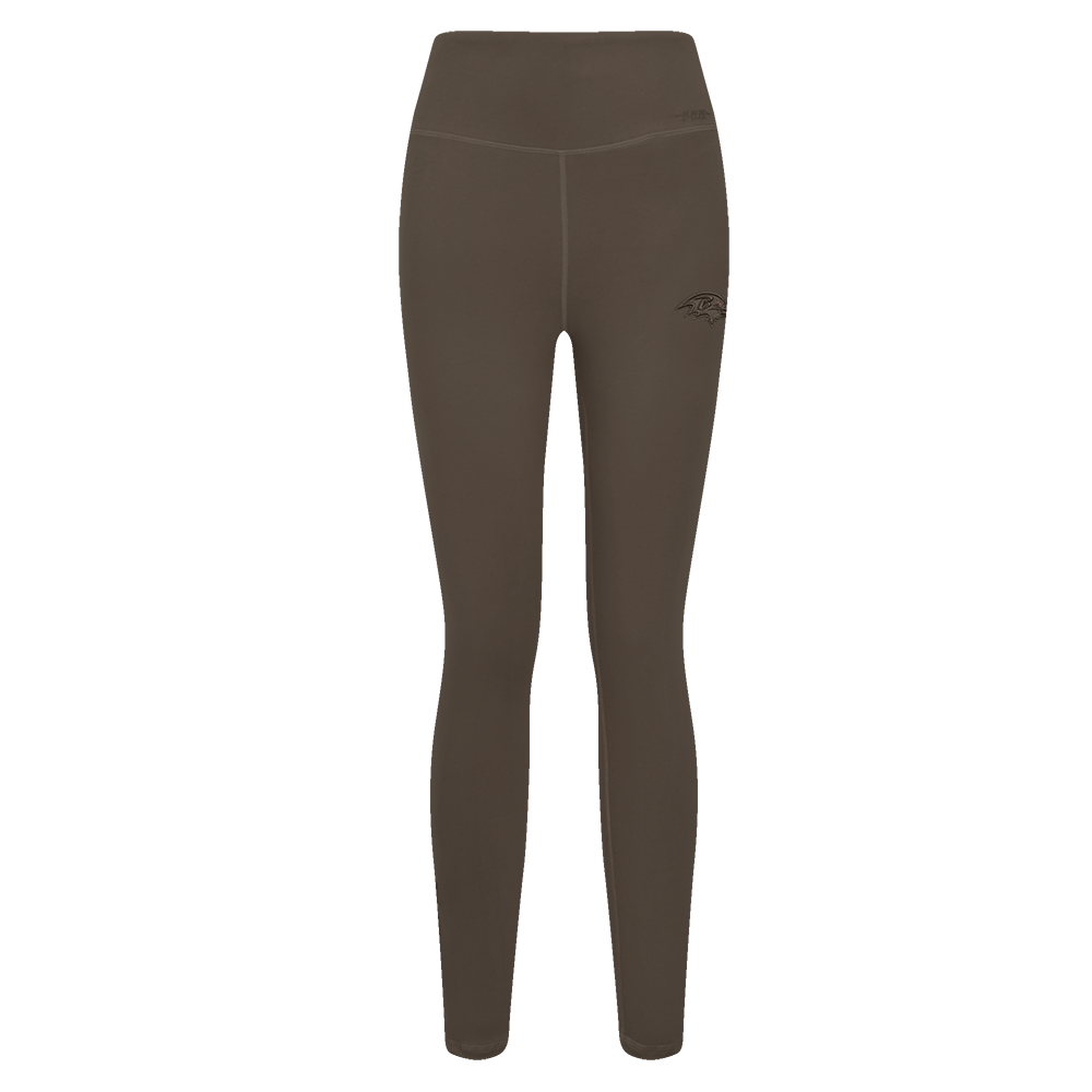 NFL BALTIMORE RAVENS NEUTRAL LEGGING EN JERSEY À TAILLE HAUTE (TAUPE FONCÉ)