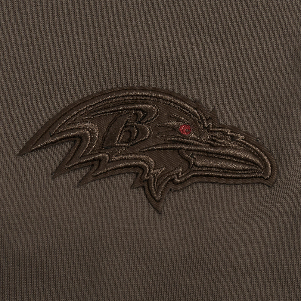 NFL BALTIMORE RAVENS NEUTRAL LEGGING EN JERSEY À TAILLE HAUTE (TAUPE FONCÉ)