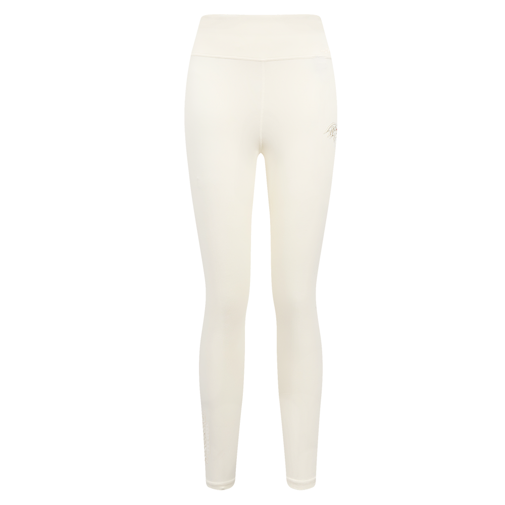 NFL BALTIMORE RAVENS NEUTRAL WOMEN'S JERSEY LEGGING (EGGSHELL)