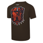 NFL CLEVELAND BROWNS CLASSIC MESH MEN'S SJ STRIPED TEE (BROWN)