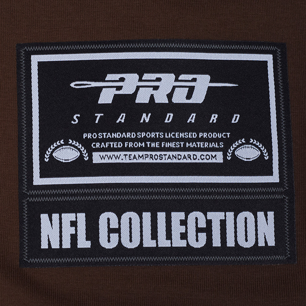NFL CLEVELAND BROWNS CLASSIC MESH MEN'S SJ STRIPED TEE (BROWN)