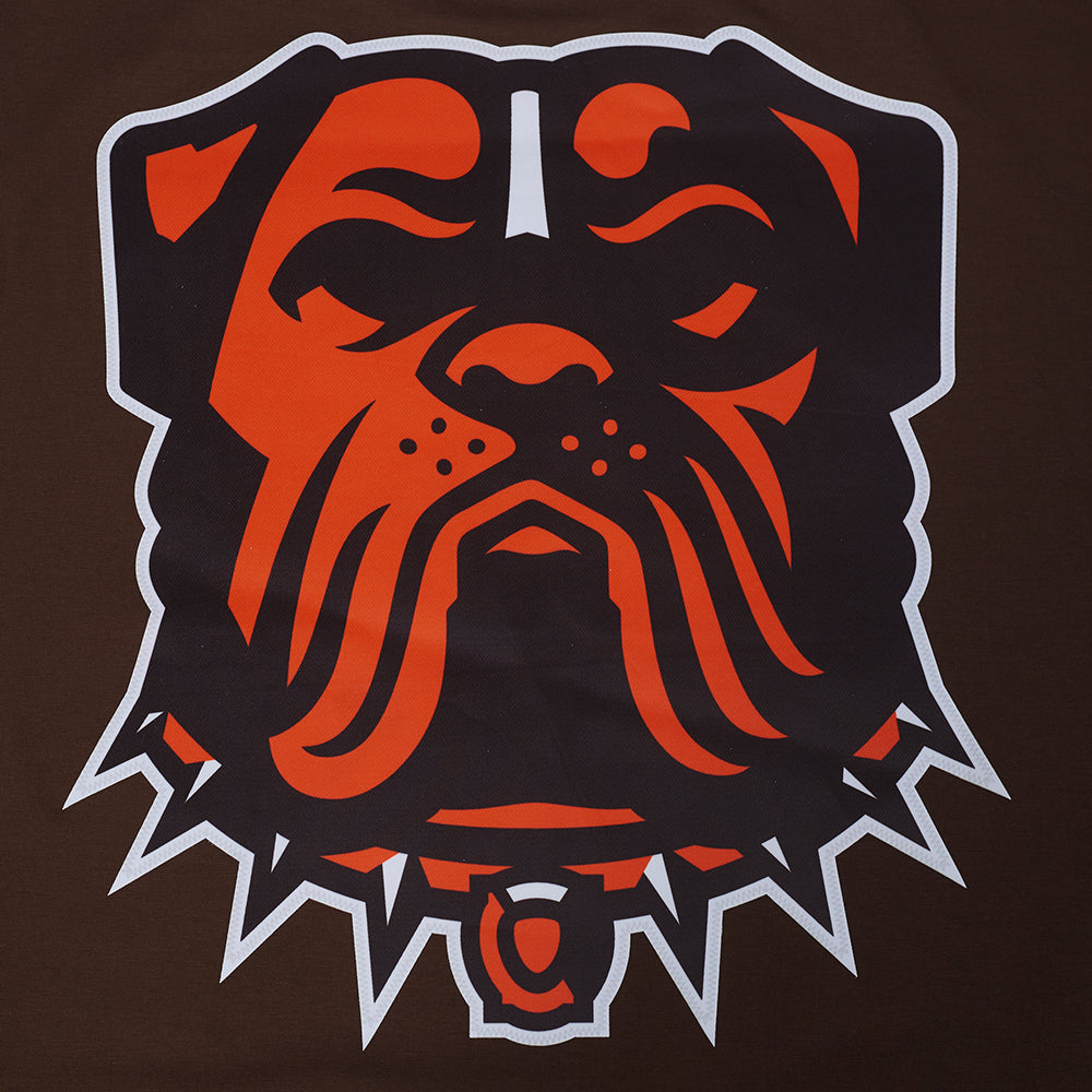 NFL CLEVELAND BROWNS CLASSIC MESH MEN'S SJ STRIPED TEE (BROWN)
