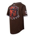 NFL CLEVELAND BROWNS CLASSIC MESH CHEMISE BOUTONNÉE (BRUN)