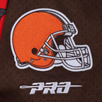NFL CLEVELAND BROWNS CLASSIC MESH CHEMISE BOUTONNÉE (BRUN)