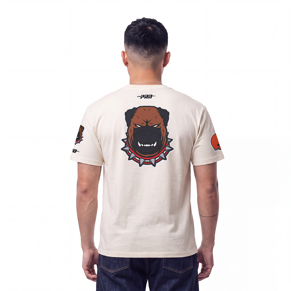 NFL CLEVELAND BROWNS CLASSIC PNN MEN'S SHIRT (EGGSHELL)
