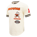 NFL CLEVELAND BROWNS RETRO CLASSIC MEN'S DK TEE (EGGSHELL/ BROWN)