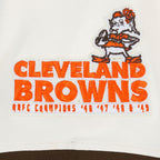 NFL CLEVELAND BROWNS RETRO CLASSIC MEN'S DK TEE (EGGSHELL/ BROWN)