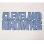 NFL CLEVELAND BROWNS VARSITY BLUES T-SHIRT EN JERSEY SIMPLE POUR HOMME (LIN)