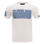NFL CLEVELAND BROWNS VARSITY BLUES T-SHIRT EN JERSEY SIMPLE POUR HOMME (LIN)