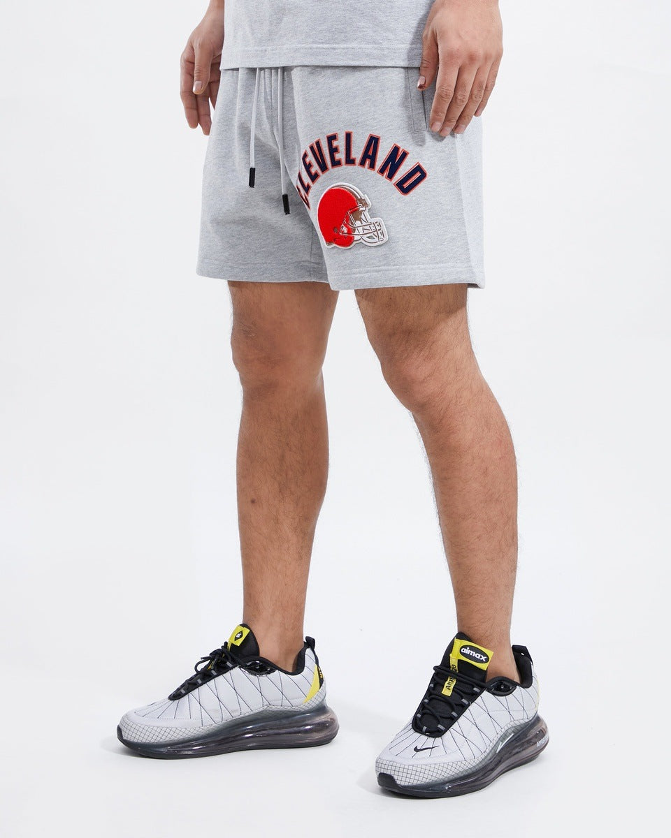 NFL CLEVELAND BROWNS CLASSIC MEN'S SHORT (HEATHER GREY)