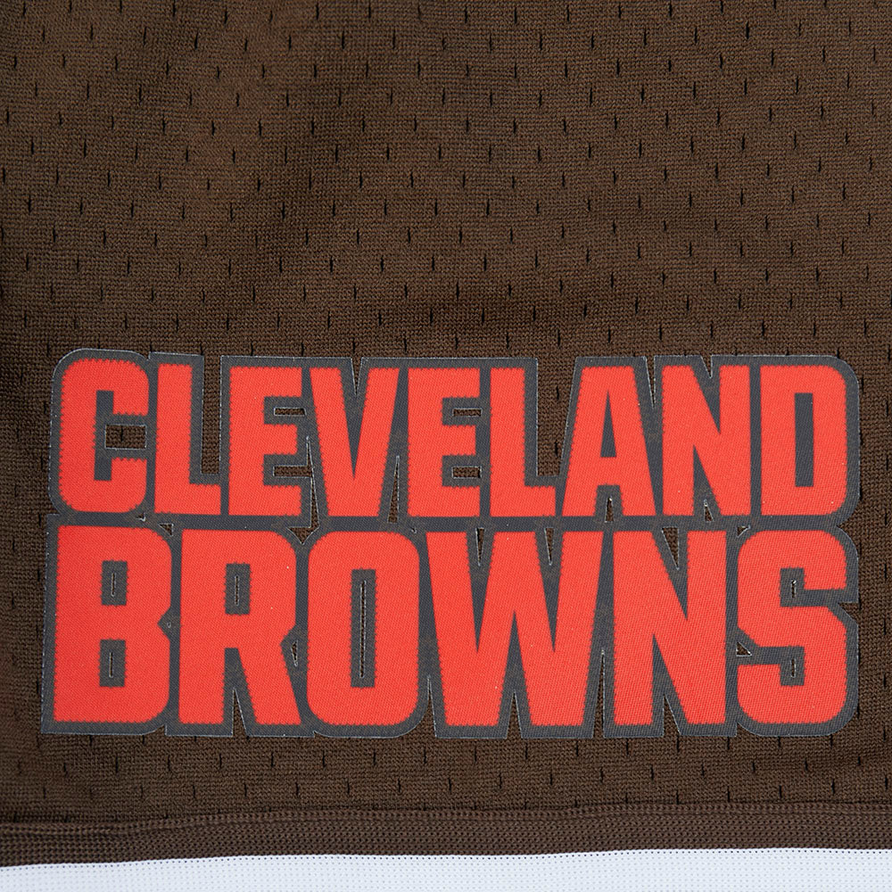 NFL CLEVELAND BROWNS MESH MEN'S MESH BASKETBALL SHORT (BROWN)