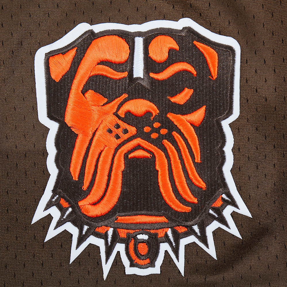 NFL CLEVELAND BROWNS MESH MEN'S MESH BASKETBALL SHORT (BROWN)