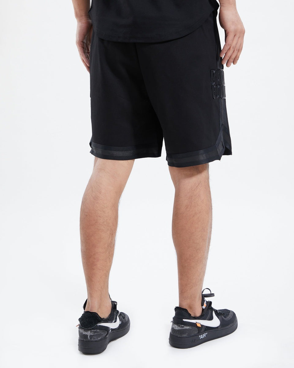 NFL CLEVELAND BROWNS TRIPLE BLACK LOGO PRO TEAM MEN'S SHORT (TRIPLE BLACK)